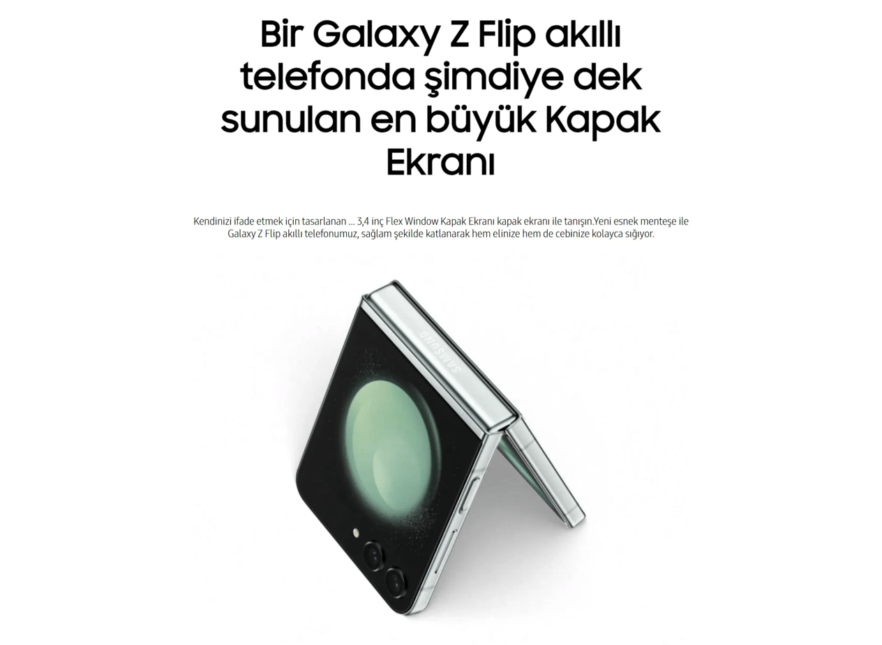 İkinci El Samsung Galaxy Z Flip5